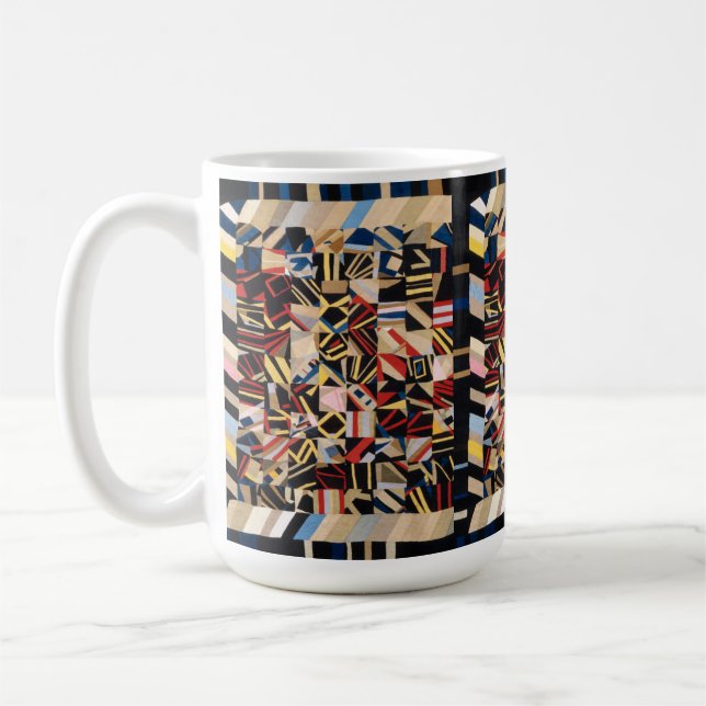Mug Amish Crazy Quilt par Lydia Beach (Gauche)