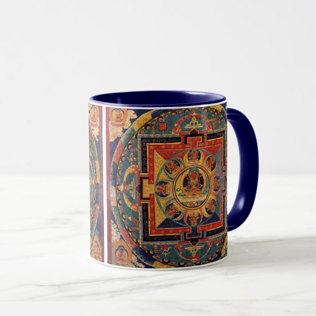 Mug Amitayus Mandala (Devant droit)