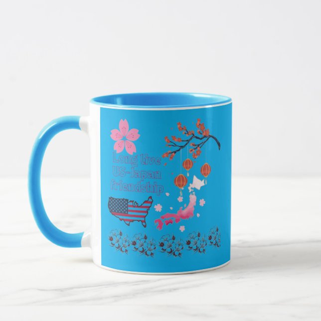 Mug Amitié azur sans fin (Gauche)