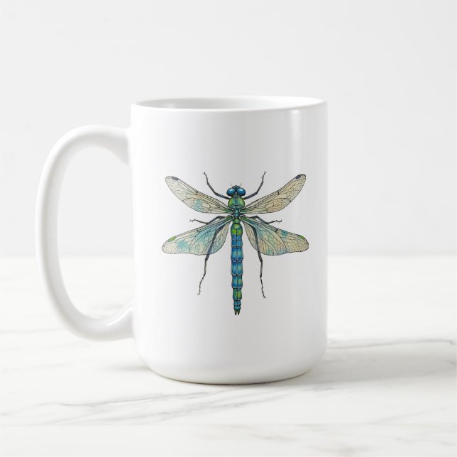 Mug Amitié libellule rare belle réconfortante (Gauche)