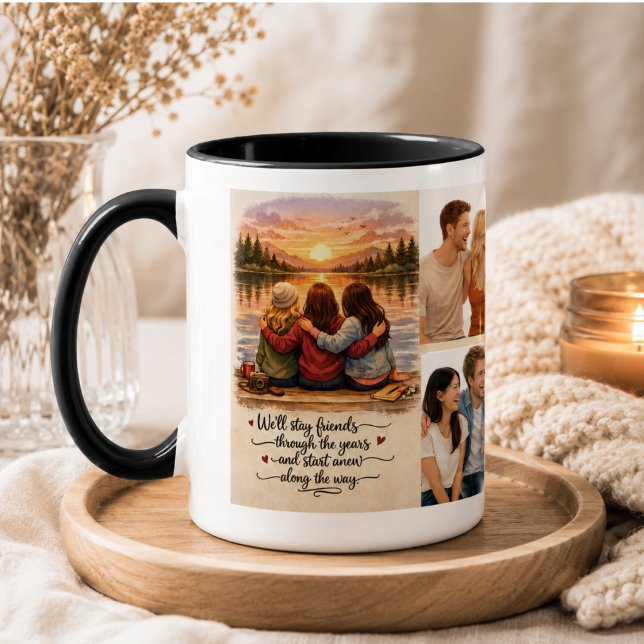 Mug Amitié - Nous resterons amis à travers les ans (Friendship – We’ll Stay Friends Through the Years Mug)