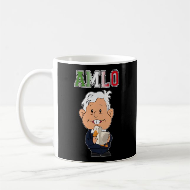 Mug Amlo Président Mexicain Lopez Obrador Presidente D (Gauche)