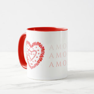 Mug AMOR-AMOUR ESPAGNOL Combo Rouge