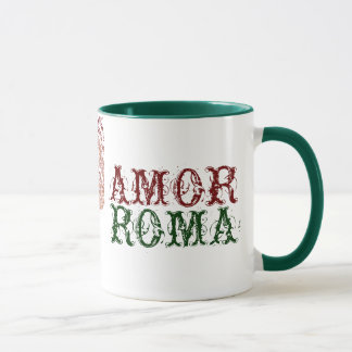 Mug Amor Roma avec la dentelle verte