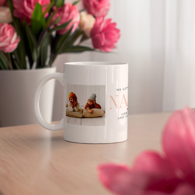 Mug Amour à Nana | Collage de deux photos (Créateur téléchargé)