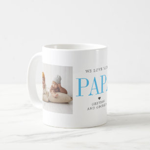 Mug Amour à Papa Collage de deux photos