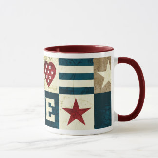 Mug Amour Amérique patriotique