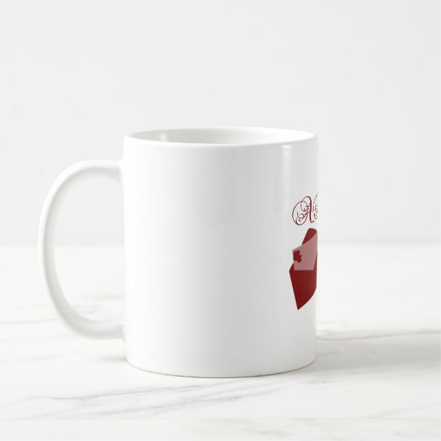 Mug Amour Amor Valentine Design (Gauche)