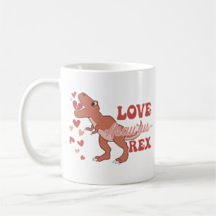 Mug Amour-Asaurus Rex drôle