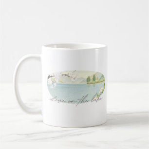 Mug Amour au bord du lac Décoration de mariage flora