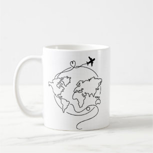 Mug 🌍 Amour autour du monde ✈️