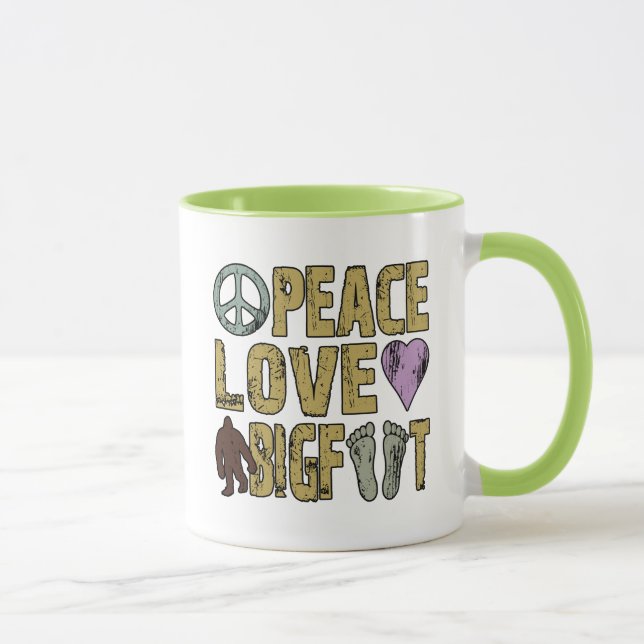 Mug Amour Bigfoot de paix (Droite)