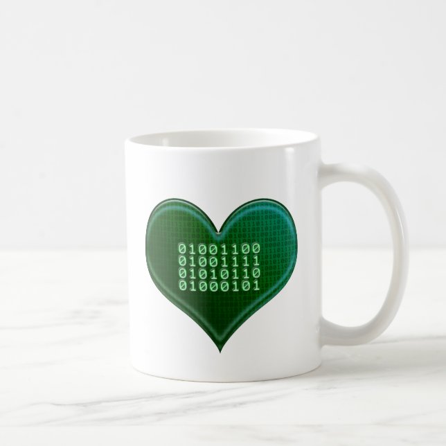 Mug AMOUR binaire (Droite)