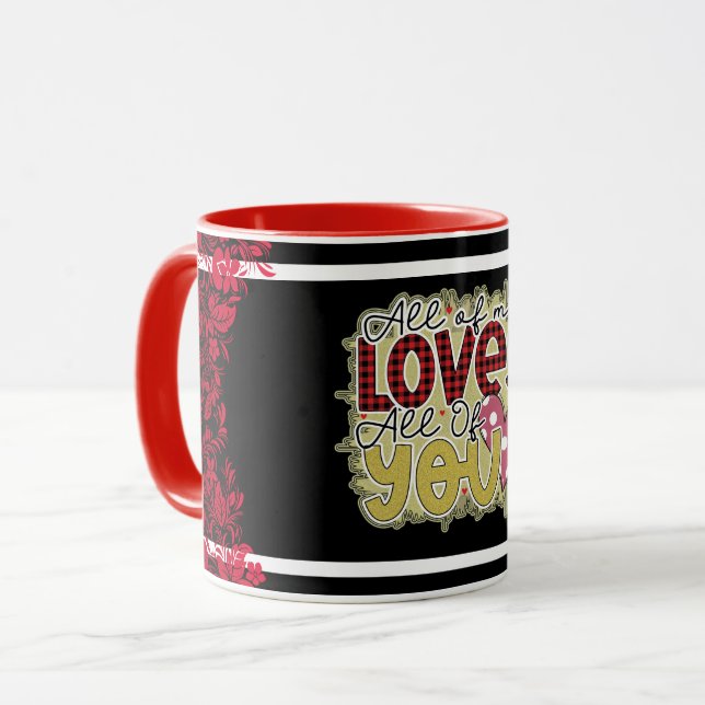 Mug Amour branché Vous Valentines Jour (Devant gauche)