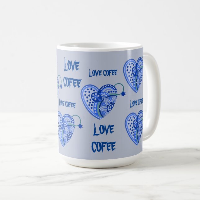 MUG AMOUR CAFÉ CHAUD (Devant droit)