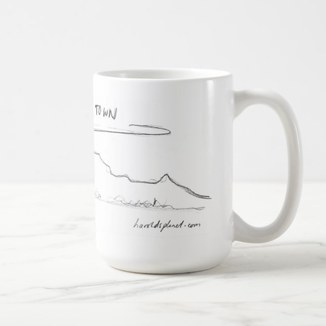Mug Amour Cape Town de la planète de Harold (Droite)