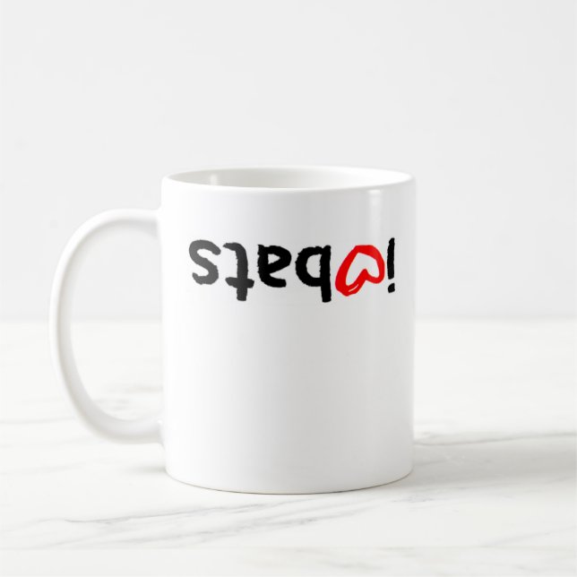 Mug amour chauves-souris2 Musique (Gauche)