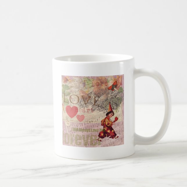Mug Amour Cœur Chérubin Saint-Valentin Chérubin (Droite)