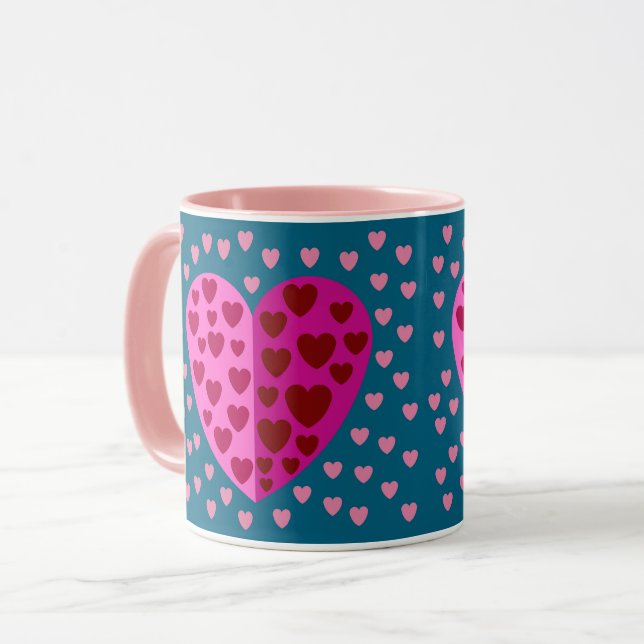 MUG AMOUR COMME CADEAU NOUVELLE ANNÉE SAINT VALENT (Devant gauche)