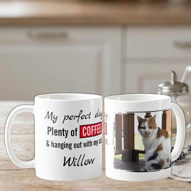 Mug Amour d'animal chat chien café rouge (Créateur téléchargé)