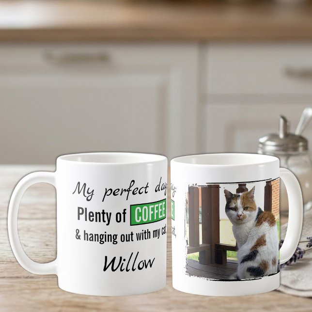 Mug Amour d'animal chat chien café vert (Créateur téléchargé)