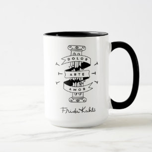Mug Amour d'art de douleur de Frida Kahlo