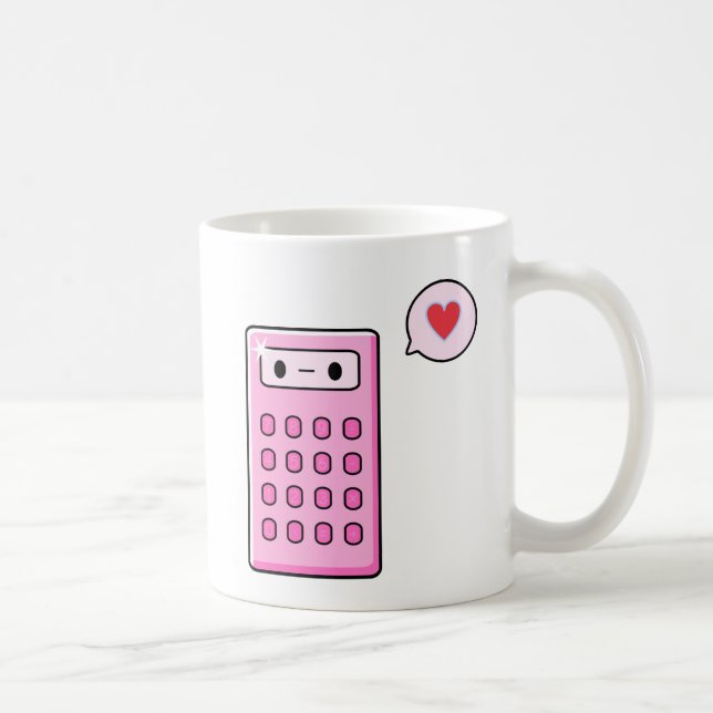 Mug Amour de calculatrice (Droite)