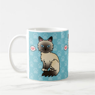Mug Amour de chat Birman / Ragdoll Seal Point