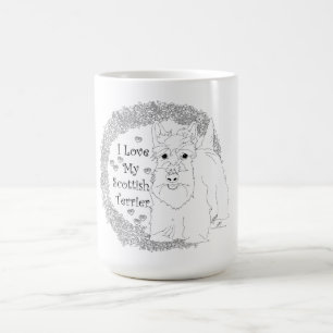 Mug Amour de chien écossais