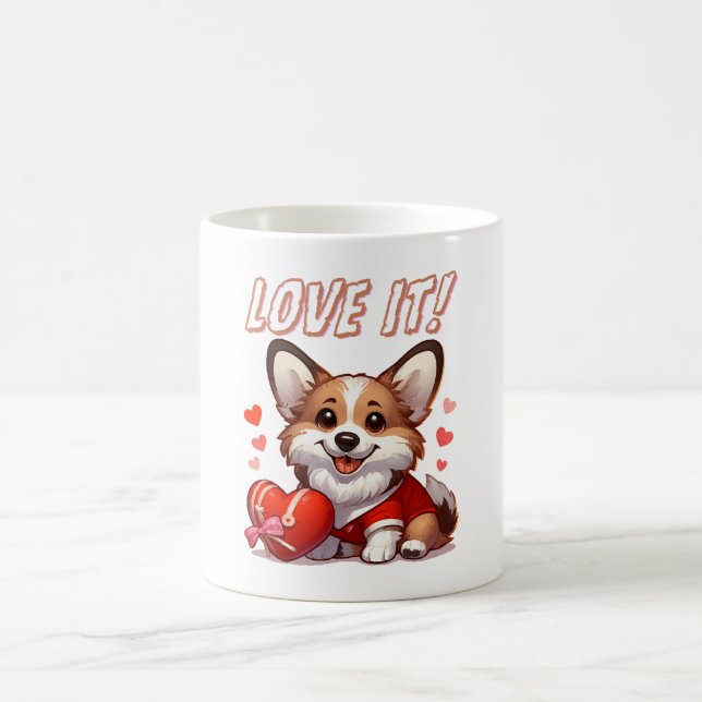 Mug Amour de Corgi Mignon (Centre)