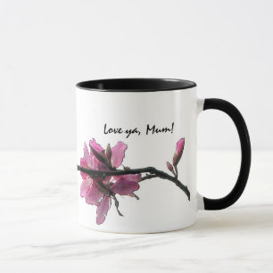 Mug Amour de Flora de zen vous cadeau d'anniversaire