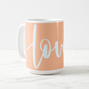 Mug Amour de la base de texte stylisée et élégante