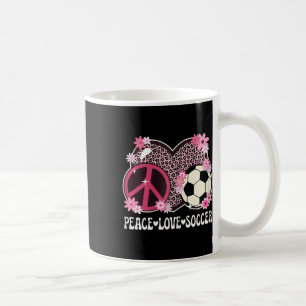 Mug Amour de la paix Football Amoureux Imprimé Léopard