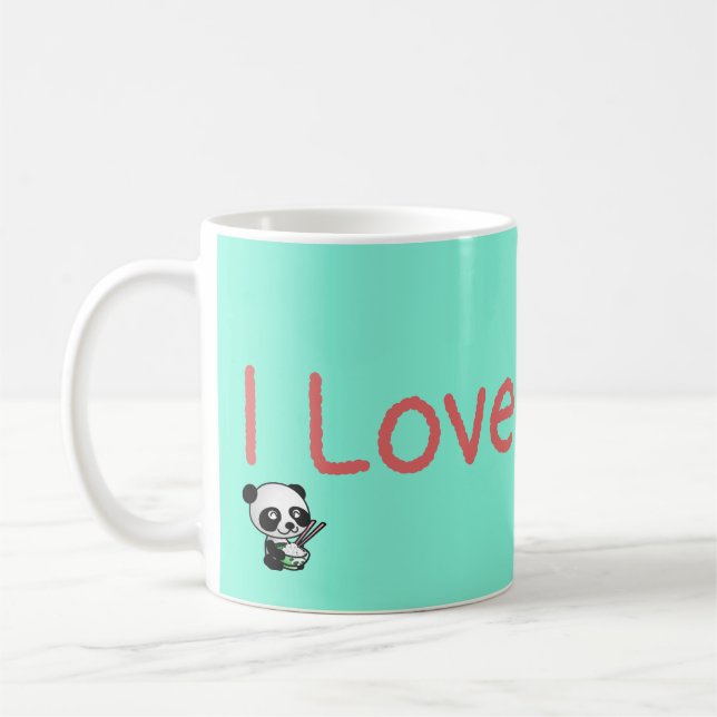 Mug Amour de Panda (Gauche)
