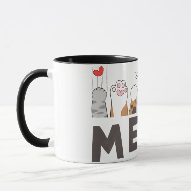 Mug Amour de Patte de Compagnon Mignon (Gauche)