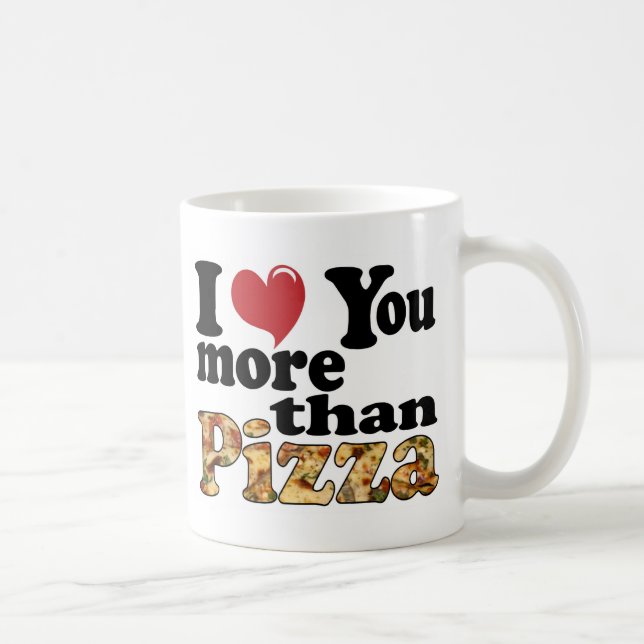 Mug Amour de Pizza (Droite)
