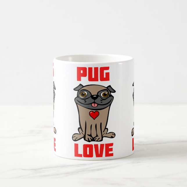 Mug Amour de Pug #2 (Centre)