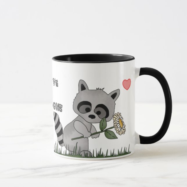 Mug Amour de raton laveur (Droite)
