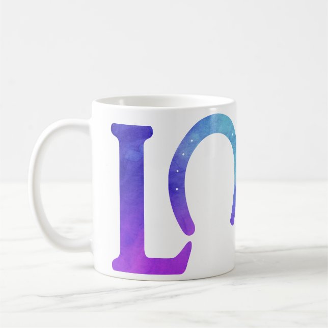 Mug Amour de sabot violet (Gauche)
