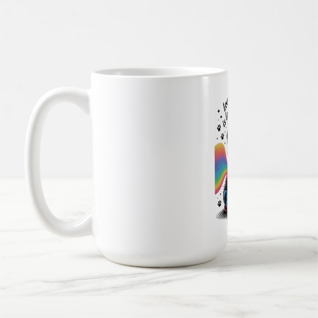 Mug Amour de teckel qui reste est amour qui écoute (Gauche)