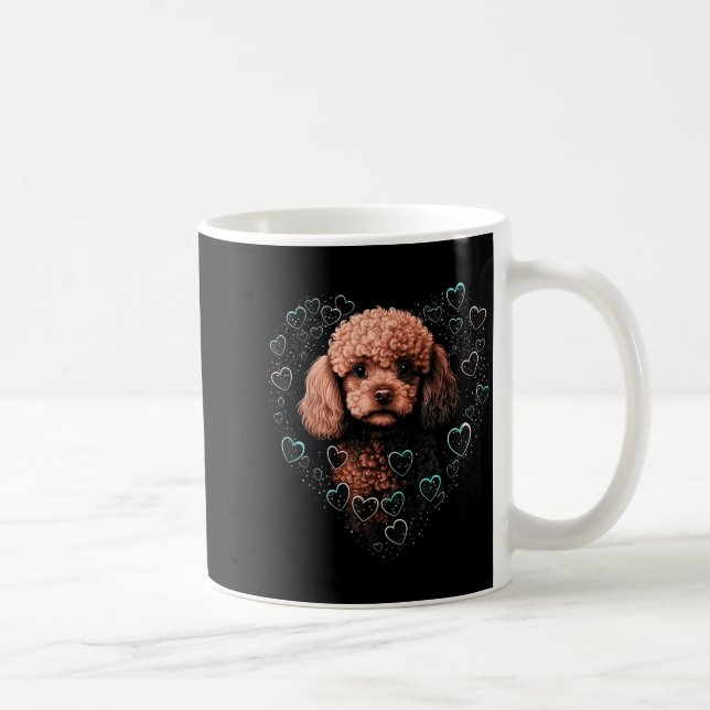Mug Amour de Teckels pour la Saint-Valentin sur Canich (Droite)