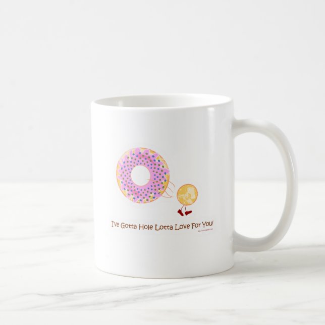 Mug Amour de Trou de Donut (Droite)