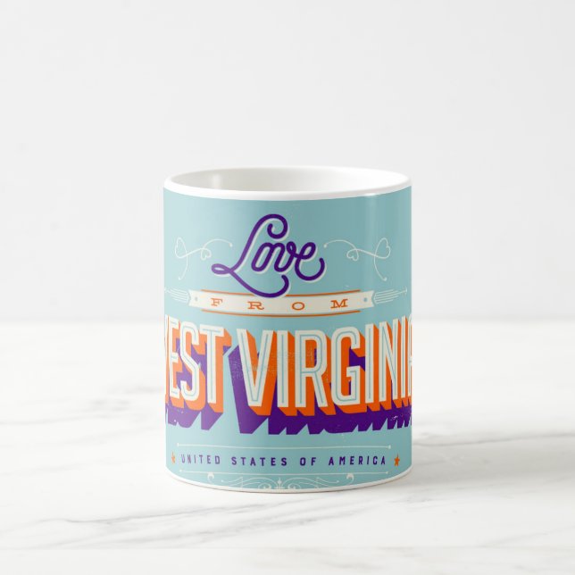 Mug AMOUR de Virginie-Occidentale  (Centre)