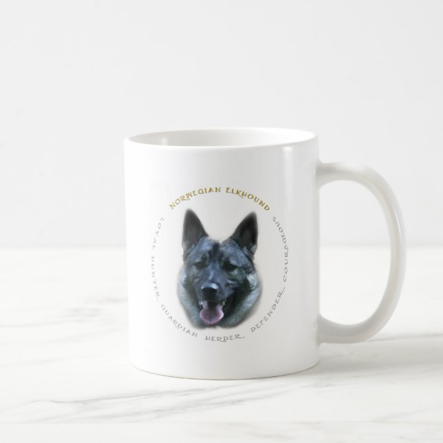 Mug Amour d'Elkhound (Droite)