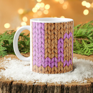 Mug AMOUR D'Hiver Cosy Personnalisé   Hugs et cacao ch