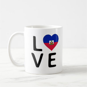 Mug Amour - Drapeau Haïti