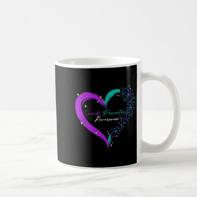 Mug Amour du coeur Dragonfly Prévention du suicide Sen (Droite)