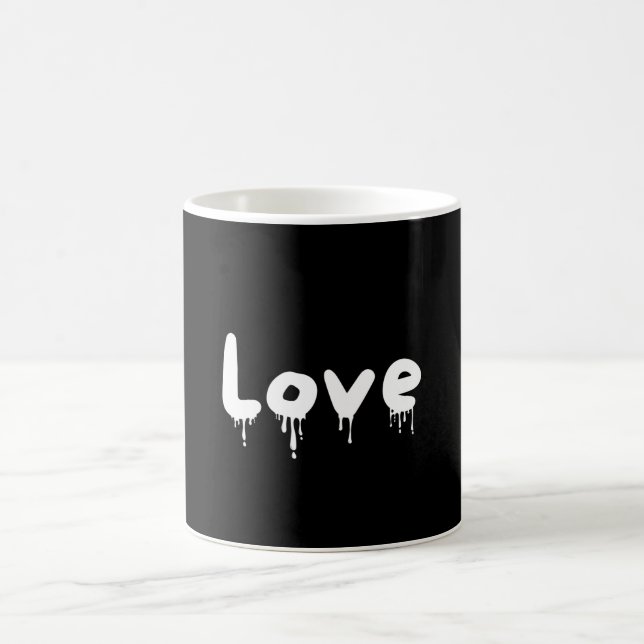 Mug Amour égoutté blanc (Centre)