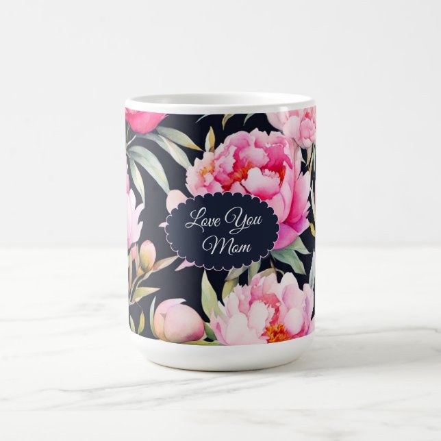 Mug Amour en fleurs pour maman (Centre)