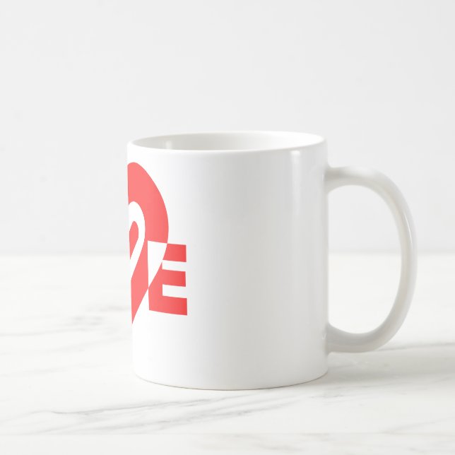 Mug Amour en rouge (Droite)